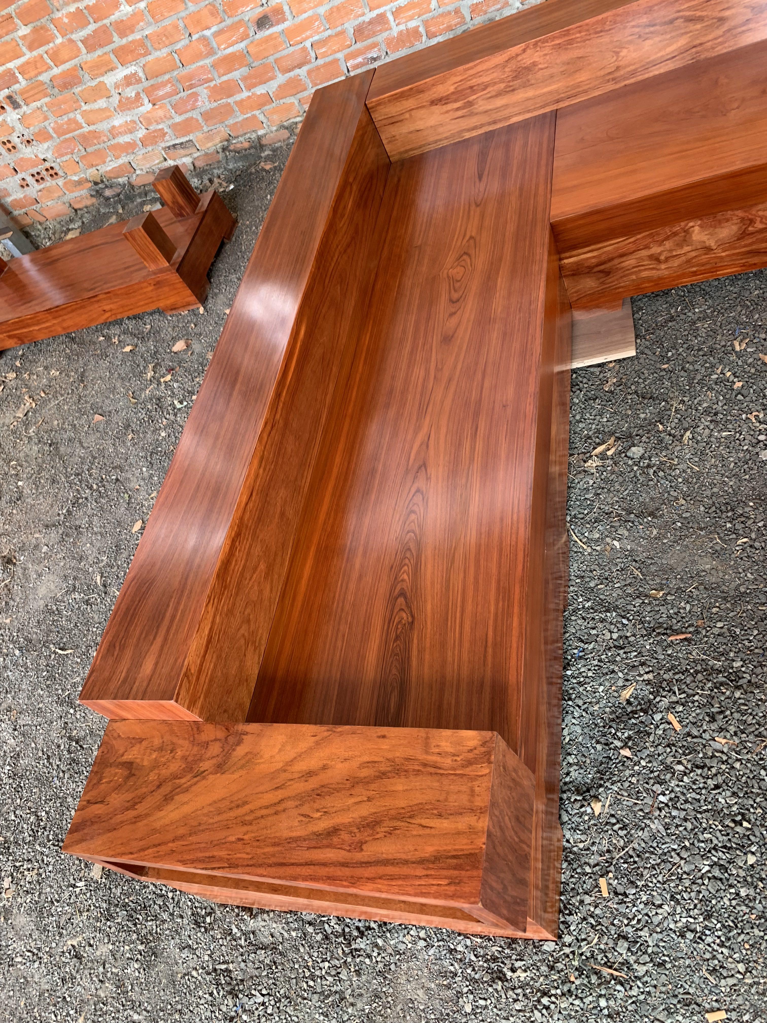 Sofa nguyên tấm gỗ Cẩm