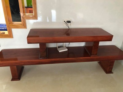 Kệ Tivi Gỗ Nguyên Khối