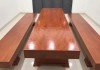Những mẫu bộ bàn ghế gỗ nguyên khối đẹp mắt
